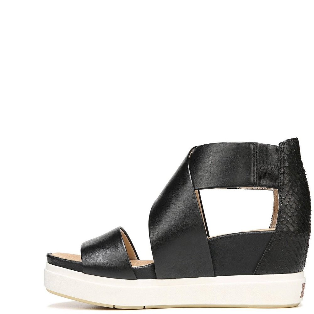 Dr. Scholl's Scout High Black Size 8 Wedge Sandals